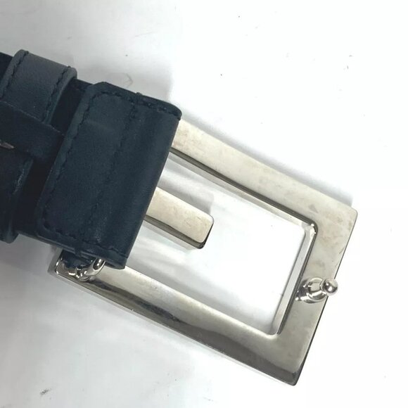 GUCCI 550106 Sequin GG logo crystal belt Leather Black main image 13